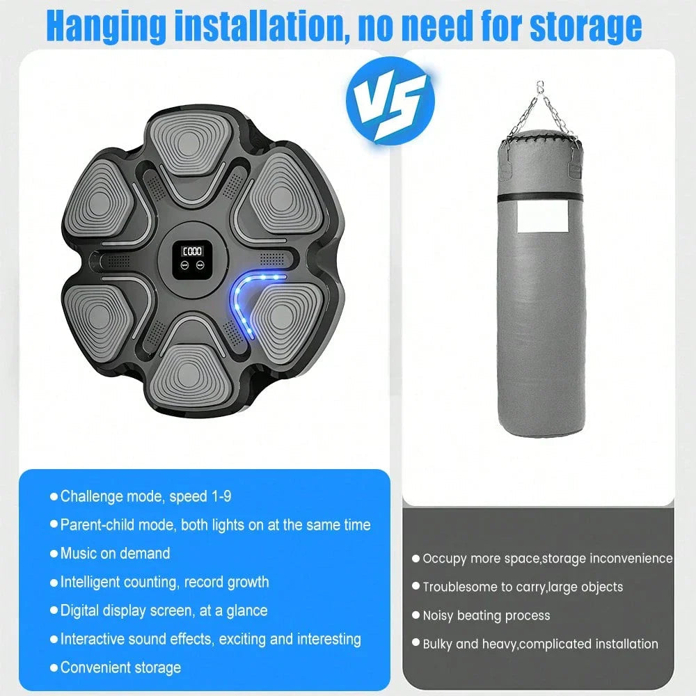 🔥 Dynamic Sports and Entertainment Equipment 🔥 Music Boxing Machine that Plays Music